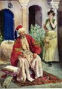 unknow artist Arab or Arabic people and life. Orientalism oil paintings 125 oil on canvas